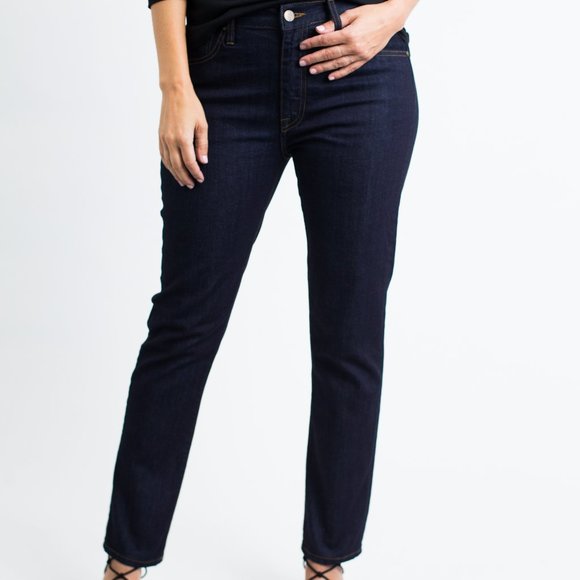 Slim Mid-Rise Indigo Denim (New) - Picture 1 of 3
